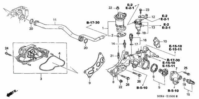 Water Pump - Sensor for 2000 Honda Odyssey #0