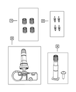 68494962AA - Wheels: Valve Stem Cap Kit for Mopar Image