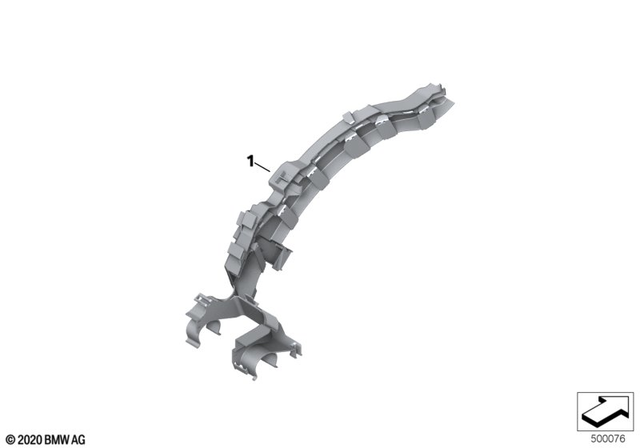 61138356922 - General Electrical System: Cable Duct -  for BMW-Motorrad Image image