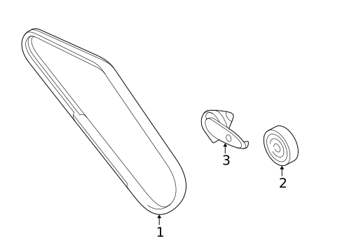 Belts & Pulleys for 2001 Hyundai XG300 #0