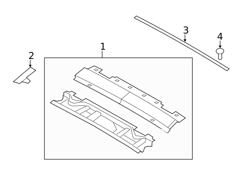 Exterior Trim - Roof for 2010 Chrysler Sebring #0