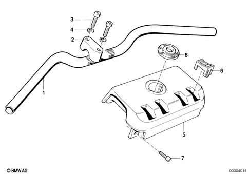Motorcycle Handlebars for 1988 BMW-Motorrad K 75 C #1