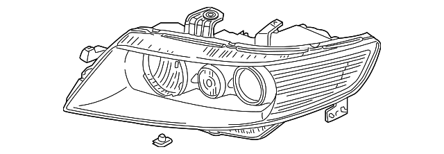 アヤ２点 33151-S0K-A12 Genuine Acura Driver Side Headlight Lens/Housing