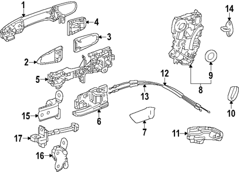 Rear Door for 2024 Subaru Solterra #1
