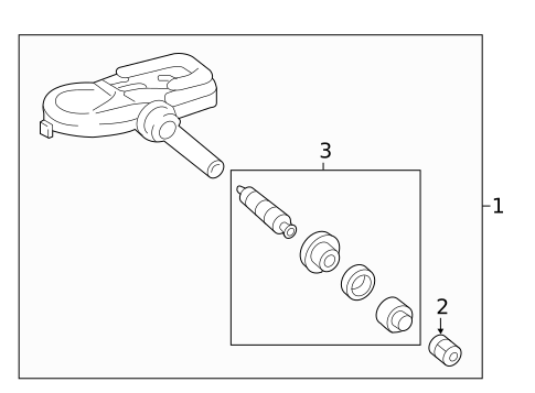Tire Pressure Monitor Components for 2019 Toyota Prius AWD-e #0