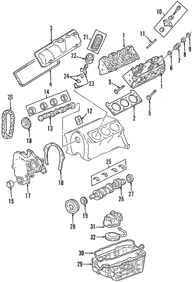 12598044 - : Engine Crankshaft for GM Image