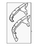 41107204051 - Body: Apron Assembly for BMW: 535i GT, 535i GT xDrive, 550i GT, 550i GT xDrive, 740i, 740Ld xDrive, 740Li, 740Li xDrive, 750i, 750i xDrive, 750Li, 750Li xDrive, 760Li, ActiveHybrid 7 Image
