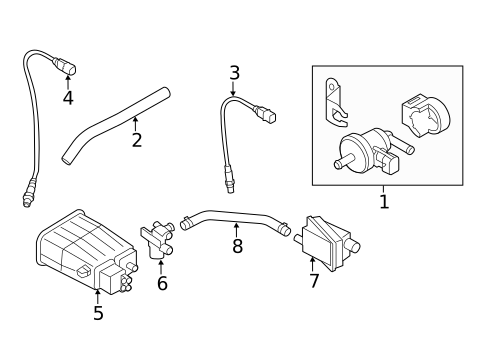 Emission Components for 2013 Kia Soul #0