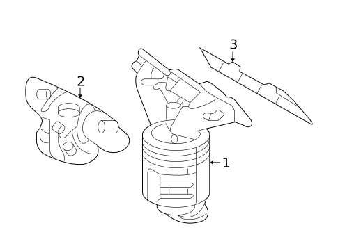 Exhaust Manifold for 2008 Kia Optima #0