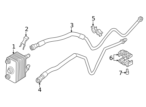 Trans Oil Cooler for 2006 BMW X5 #0