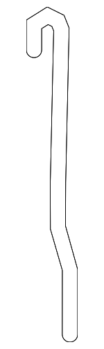 92155807 - Body: Lock Rod for Chevrolet: Caprice | Pontiac: G8 Image