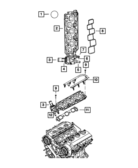 Manifolds for 2007 Chrysler Sebring #2