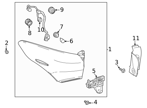 Tail Lamps for 2025 Toyota Highlander #0