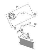 6106273AA - Air Conditioners and Heaters: A/c Line Seal for Mopar Image image
