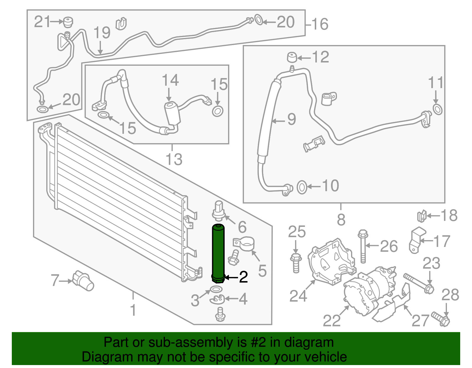 Dehydrator - Nissan (92133-JA80A)