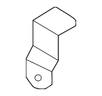 925523NA1A - HVAC: Cooler Line Bracket for Nissan Image