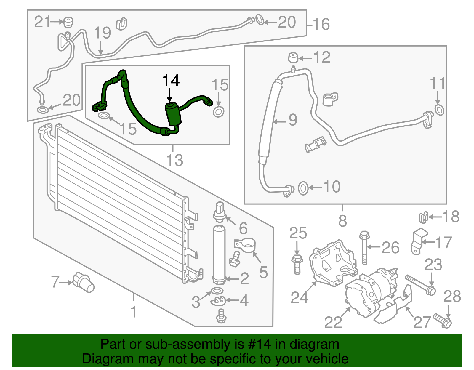 Pressure Hose - Nissan (92491-3NA0A)