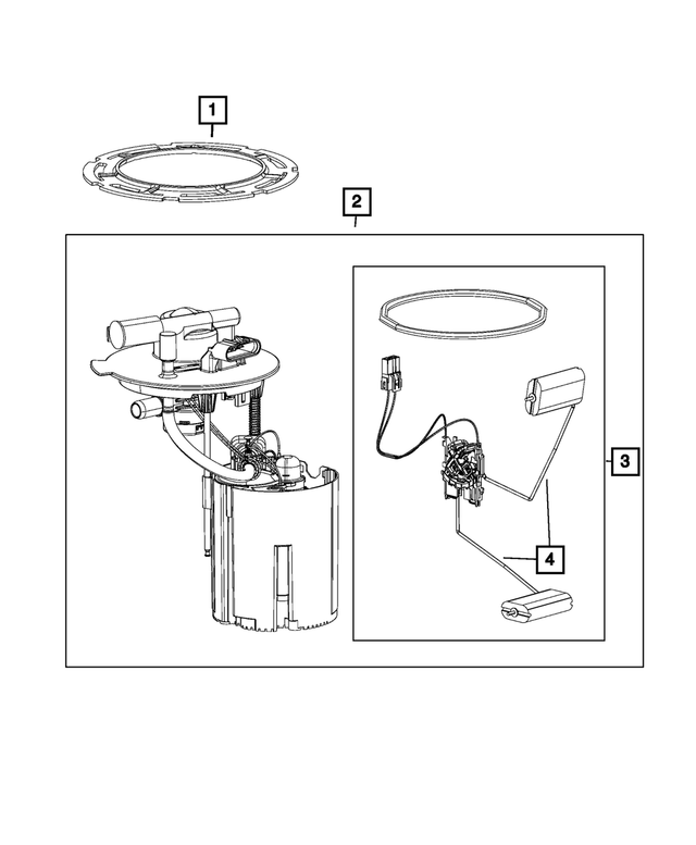 52030369AA - Fuel and Accelerator Pedal: Lock Ring for Mopar Image