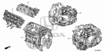 10002R72A02 - Engine: GENERAL ASSY. for Honda Image