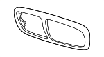 HNC5504DBXXX - Body: Grille Surround for Jaguar Image