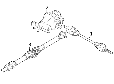 Axle & Differential for 2017 Lexus RC300 #0
