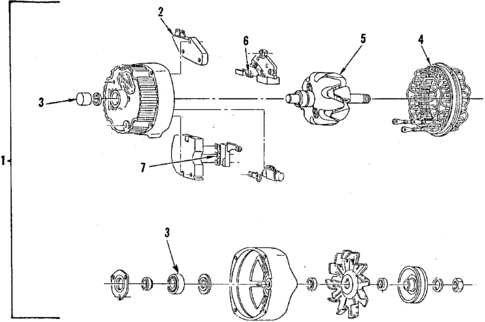 Alternator for 1994 Cadillac Seville #0