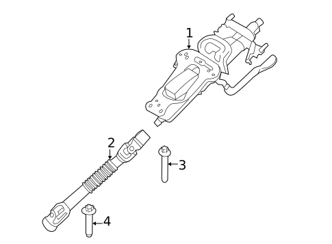 Steering Column Assembly for 2020 Mini Cooper Countryman #0