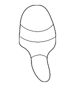 90602S2A003 - Body: Cowl Grille Clip for Honda: Civic, Element, Insight, S2000 Image