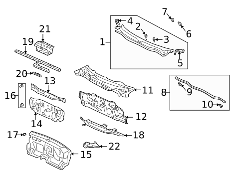 Cowl for 2006 Honda Insight #0