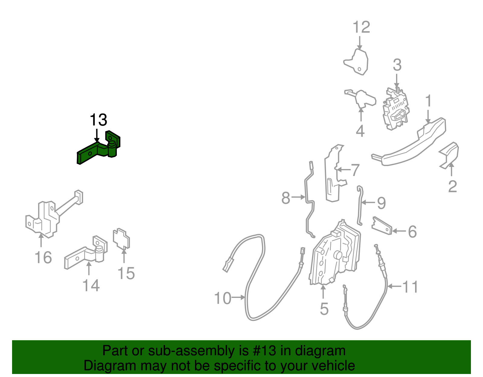 Upper Hinge - BMW (51817266679)