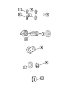 5191978AA - Doors, Door Mirrors and Related Parts: Door Lock Cylinder Lever for Mopar Image
