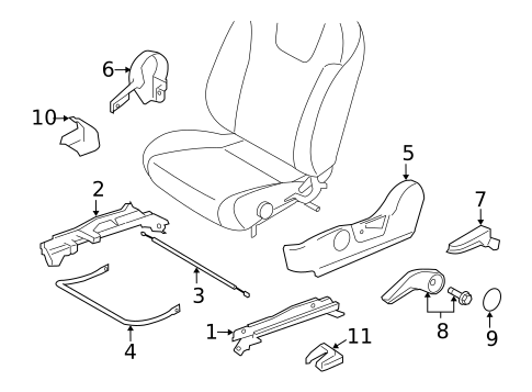 Tracks & Components for 2013 Subaru Forester #0