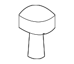 155301A50 - Body: Bumper Cover Clip for Nissan: 350Z, 370Z, GT-R, Murano, Pathfinder, Qashqai, Rogue Sport, Z Image