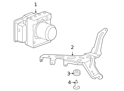 Anti-Lock Brakes for 2008 Honda Accord #1