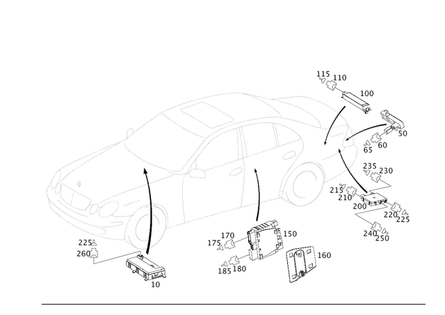 2105402081 - Electrical System: Receptacle Housing for Mercedes-Benz: 180C, 250, 280E, 300S, 300SD, 400SE, 400SEL, 500SEC, 500SEL, 500SL, 600SEL, 600SL, AMG GT, AMG GT Black Series, AMG GT C, AMG GT R, AMG GT S, B Electric Drive, B250e, C220, C230, C240, C250, C280, C300, C32 AMG, C320, C350, C350e, C400, C43 AMG, C450 AMG, C55 AMG, C63 AMG, C63 AMG S, CL500, CL55 AMG, CL550, CL600, CL63 AMG, CL65 AMG, CLA250, CLK320, CLK350, CLK430, CLK500, CLK55 AMG, CLK550, CLK63 AMG, CLS400, CLS500, CLS55 AMG, CLS550, CLS63 AMG, CLS63 AMG S, E250, E320, E350, E400, E420, E430, E500, E55 AMG, E550, E63 AMG, E63 AMG S, G500, G55 AMG, G550, G550 4x4, G580, G63 AMG, G65 AMG, GL320, GL550, GLA250, GLC63 AMG S, GLE43 AMG, GLE450 AMG, GLE63 AMG S, GLK250, GLK350, Maybach S550, Maybach S560, Maybach S600, Maybach S650, ML320, ML350, ML430, ML450, ML500, ML55 AMG, ML550, ML63 AMG, R320, R350, R500, S350, S400, S420, S430, S450, S500, S55 AMG, S550, S550e, S560, S600, S63 AMG, S65 AMG, SL320, SL400, SL450, SL500, SL55 AMG, SL550, SL600, SL63 AMG, SL65 AMG, SLC300, SLC43 AMG, SLK230, SLK250, SLK280, SLK300, SLK320, SLK350, SLK55 AMG, SLR McLaren, SLS AMG Image image