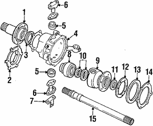 Axle Shaft & Joints for 1995 Land Rover Range Rover | OEM