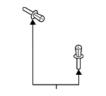 8E088150001C - Body: Pivot Cover Rivet for Volkswagen: Beetle, Touareg Image