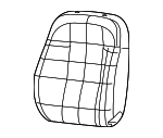 7MK01LXBAA - Body: Seat Back Cover for Ram: ProMaster 1500, ProMaster 2500, ProMaster 3500 Image