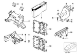 61358363113 - Vehicle Electrical System: Clip for BMW Image