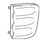 815810C010 - : Tail Light Lens (Right, Rear) for Toyota Image