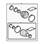 44290E051 - Suspension: Boot Kit for Toyota: Grand Highlander Image