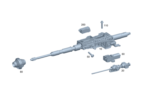 Steerg. Column Jacket Tube & Steerg. Shaft for 2023 Mercedes-Benz E53 AMG #0