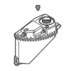 17138689765 - Cooling System: Reservoir for BMW: 530i, 540i, 750i, 750i xDrive, M550i xDrive, M760i xDrive, X5, X6, X7, XM Image
