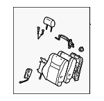 71440AA290B0 - : 2002-2003 Toyota Camry - Seat Back Assembly for Toyota: Camry Image