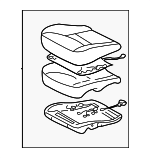 71420AA190B1 - : Seat Cushion for Toyota Image