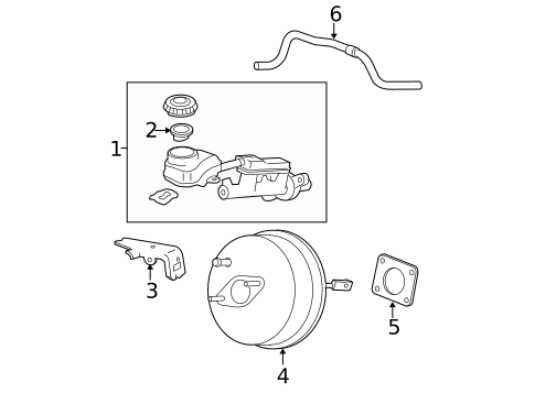 Master Cylinder - Components On Dash Panel for 2006 Honda Civic #1