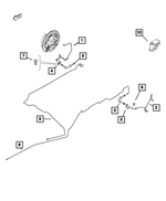 68394793AA - Brakes: Brake Tube for Ram: ProMaster City Image