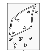 808303NA0A - Body: Door Weather-Strip for Nissan Image