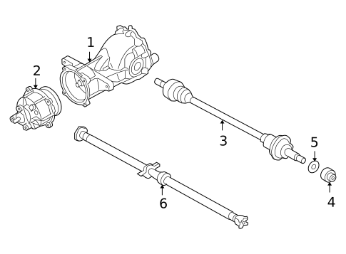 Drive Axles for 2009 Hyundai Santa Fe #1