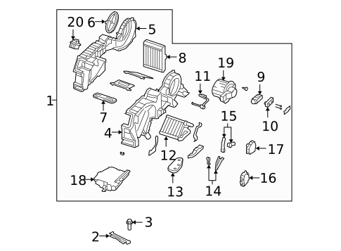 Auxiliary Heater & AC for 2012 Mazda CX-9 #0